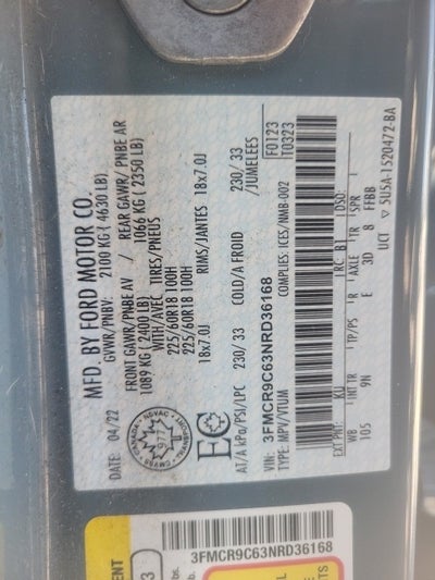 2022 Ford Bronco Sport Outer Banks