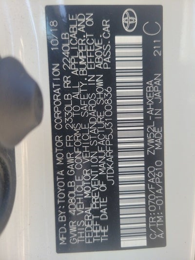 2018 Toyota Prius Prime Plus