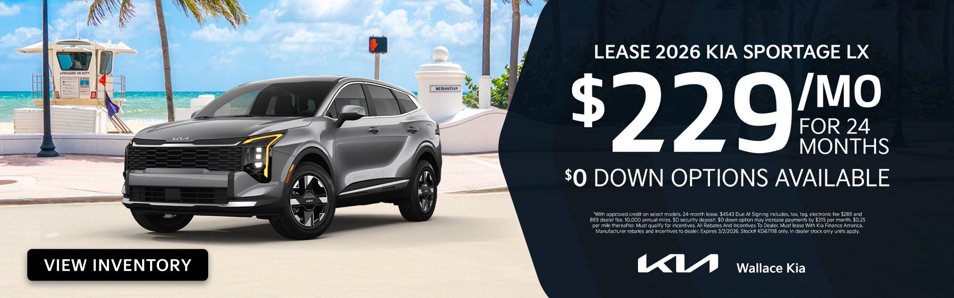 Kia Sportage Special Offer