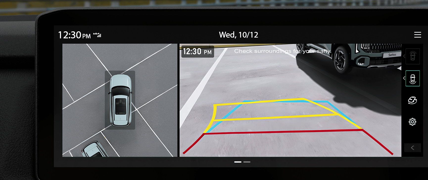 360 Degree Camera & Rear view camera with Guidelines
