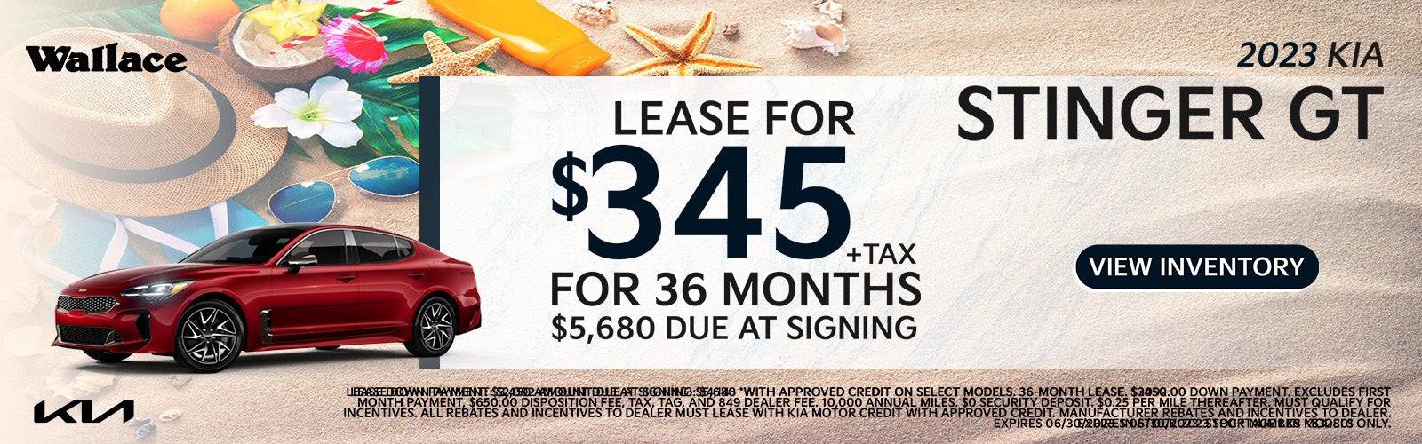 Kia Stinger Special Offer