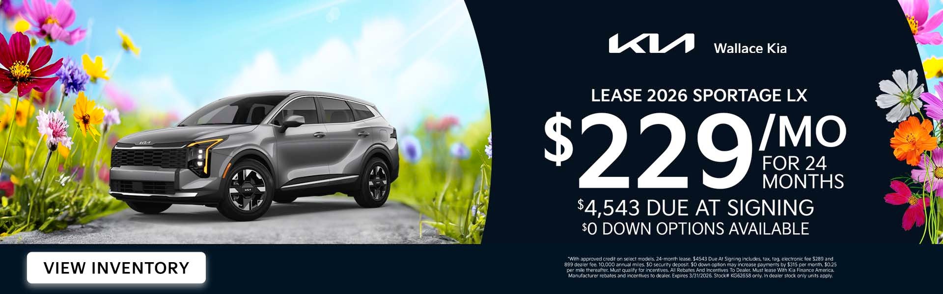 Kia Sportage Special Offer