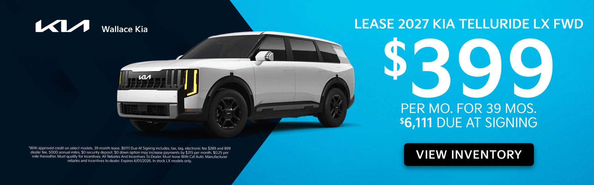 Kia Telluride Special Offer